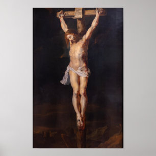 Christus am Kreuz Poster