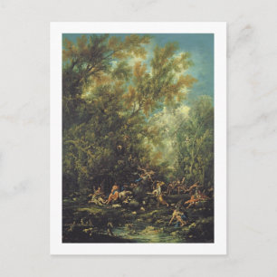 Christus an den Engeln, c.1725-30 (Öl Postkarte