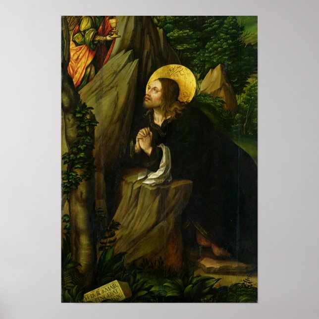 Christus auf dem Berg der Oliven, 1505 Poster (Vorne)