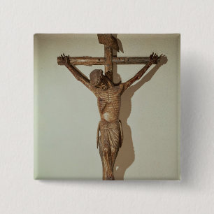 Christus auf dem Kreuz, genannt "Le Devot Christus Button