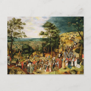 Christus auf dem Weg nach Calvary, 1607 Postkarte