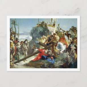 Christus auf dem Weg nach Calvary, 1749 (Öl auf Le Postkarte