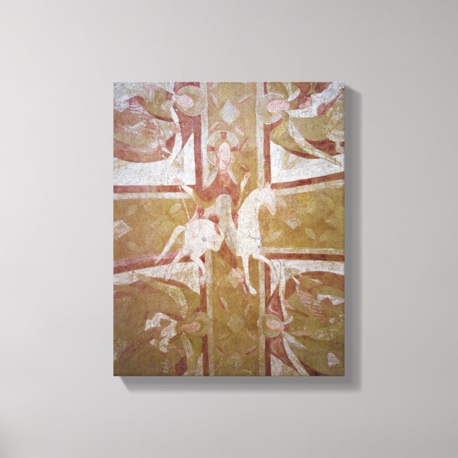 Christus auf einem weißen Pferd Leinwanddruck (Vorderseite)