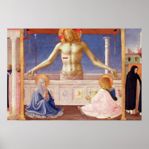Christus aus seinem Grab aufsteigt Poster