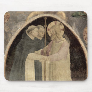 Christus begrüßt zwei dominikanische Mönche, Mousepad