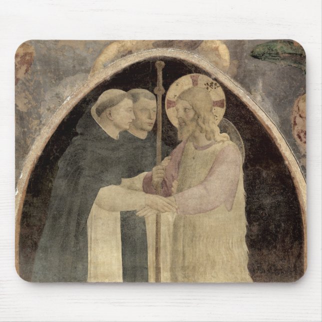 Christus begrüßt zwei dominikanische Mönche, Mousepad (Vorne)