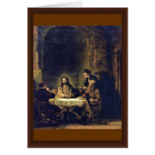 Christus bei Emmaus durch Rembrandt Harmensz. Van