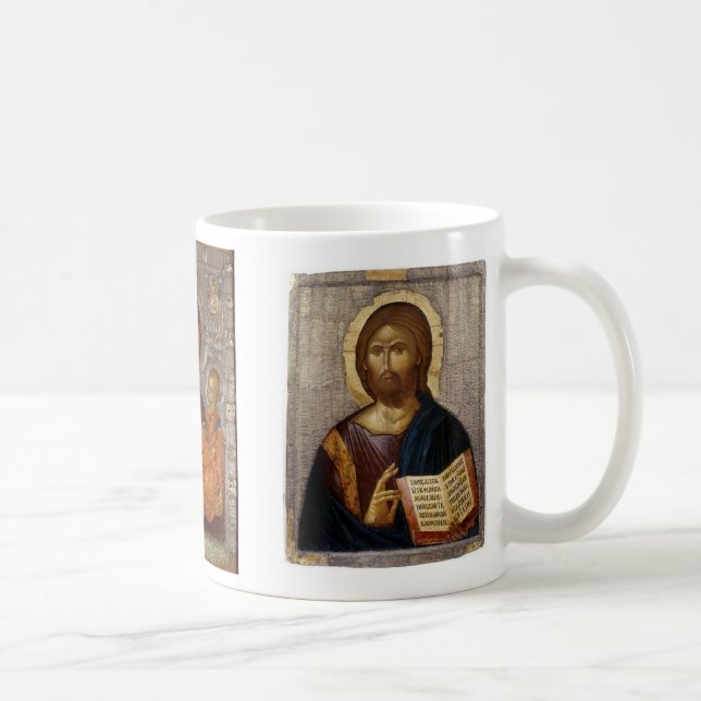 Christus, Christus, Theotokos Tasse (Rechts)
