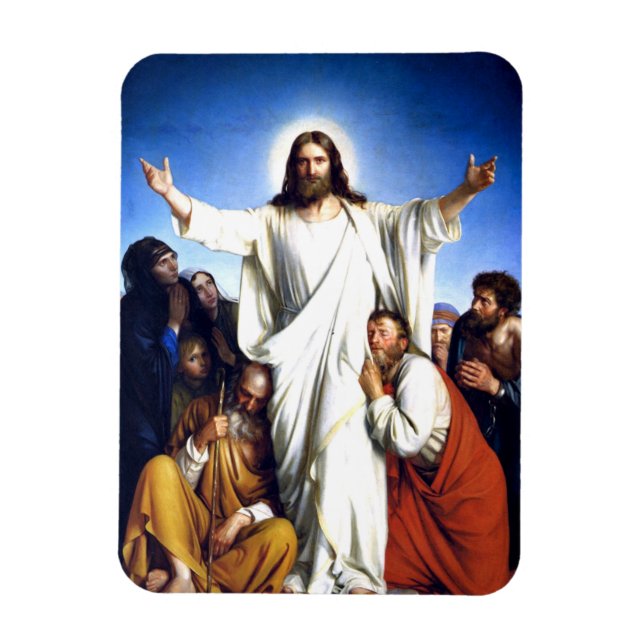 Christus Consolator von Carl Bloch Magnet (Vertikal)