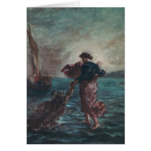 Christus, der auf Wasser geht