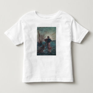 Christus, der auf Wasser geht Kleinkind T-shirt