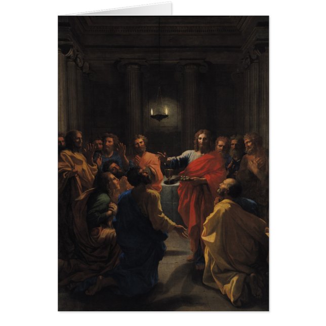 Christus, der das heilige Abendmahl einleitet (Vorne)