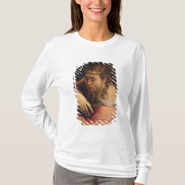 Christus, der das Kreuz, 1540-45 (Öl, trägt auf T-Shirt (Vorderseite)