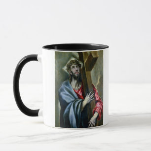 Christus, der das Kreuz, 1600-10 (Öl, umklammert Tasse