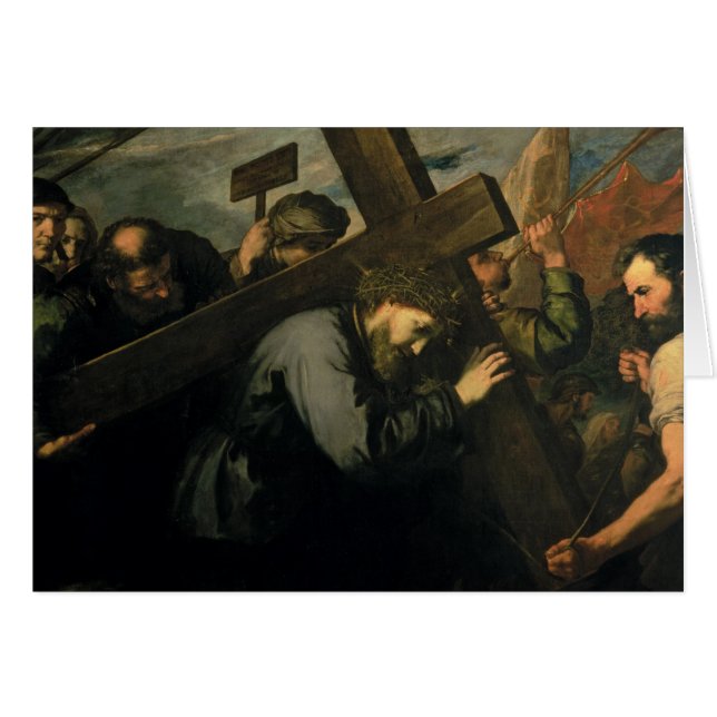 Christus, der das Kreuz, 1635 trägt (Vorderseite (Horizontal))