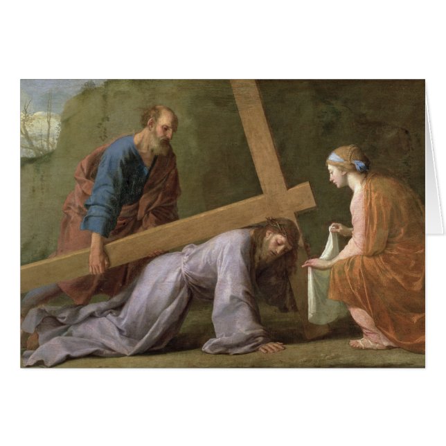 Christus, der das Kreuz, c.1651 trägt (Vorderseite (Horizontal))