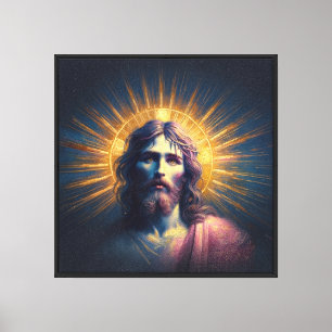Christus, der das Licht des Kosmos trägt Leinwanddruck