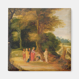 Christus, der den blinden Mann heilt Magnet