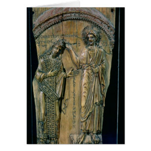 Christus, der den Kaiser Constantine VII krönt