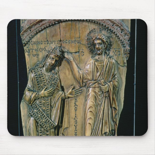 Christus, der den Kaiser Constantine VII krönt Mousepad (Vorne)