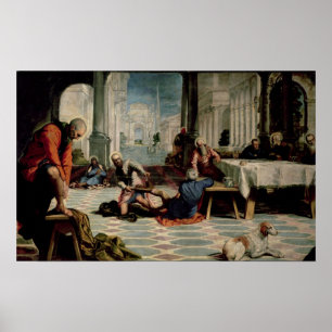 Christus, der die Füße der Schüler 2 wäscht Poster