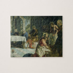 Christus, der die Füße der Schüler, c.1547 wäscht Puzzle