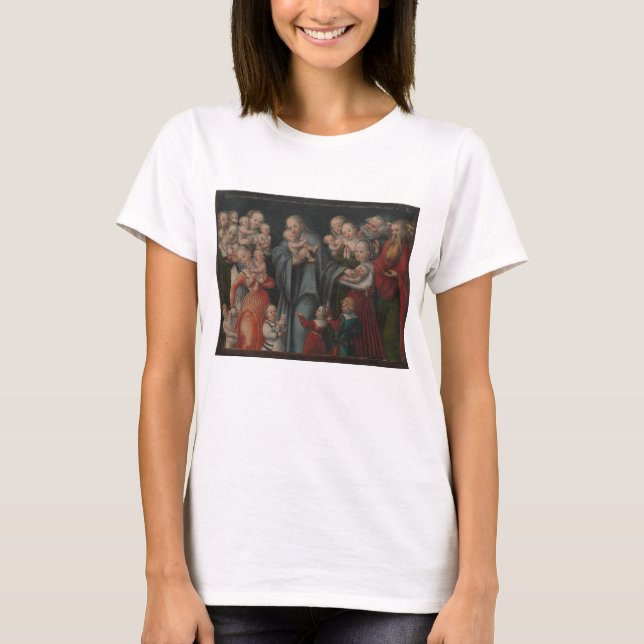 Christus, der die Kinder segnet T-Shirt (Vorderseite)