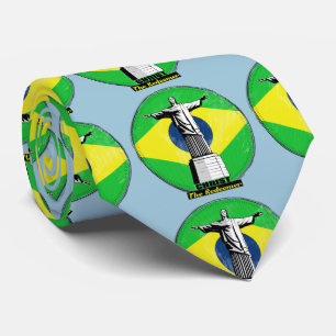 Christus der Erlöser Christliches Design Krawatte