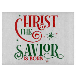 Christus der Erlöser ist Geboren Schneidebrett