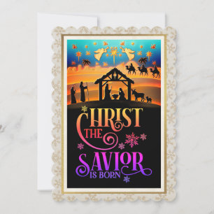 "Christus der Erlöser ist geboren" Weihnachten Chr