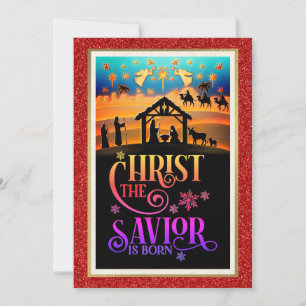 "Christus der Erlöser ist geboren" Weihnachten Geb