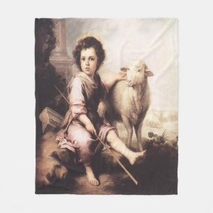 Christus der gute Hirte Fleecedecke
