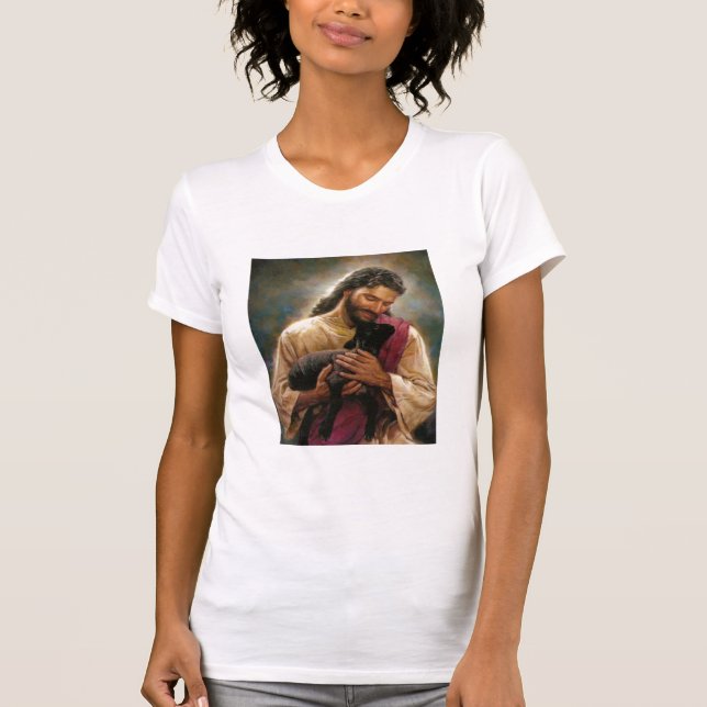 Christus der gute Hirte T-Shirt (Vorderseite)