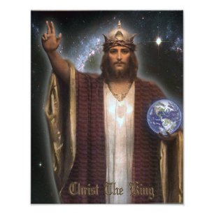 CHRISTUS DER KÖNIG SACRED POSTER