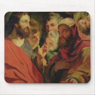 Christus, der Nicodemus anweist Mousepad