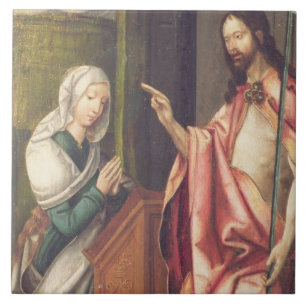 Christus der Redeemer, der eine Frau (Platte, Fliese