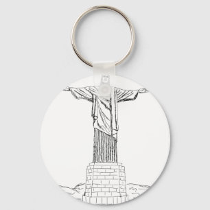 Christus der Redeemer Schlüsselanhänger