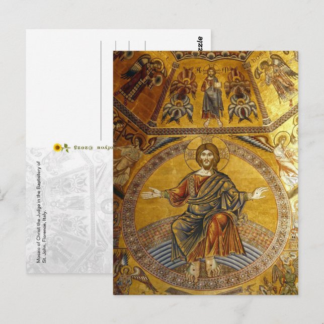 Christus der Richter, Florenz, Italien - Postkarte (Vorne/Hinten)