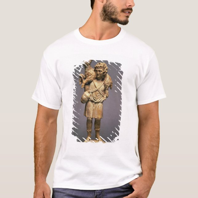 Christus der Schäfer (Elfenbein) T-Shirt (Vorderseite)