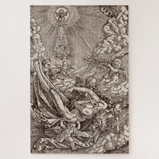 Christus, der von Engeln dem Himmel Geboren ist Puzzle (Vertikal)