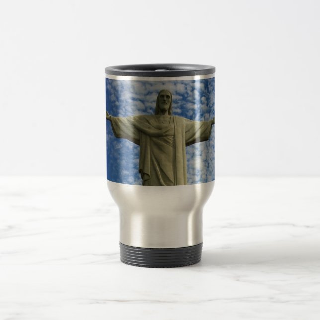 Christus die Redeemer-Reise-Tasse Reisebecher (Mittel)