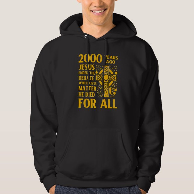 Christus Evangelium Jesus Sohn Gottes Zitat 1 Hoodie (Vorderseite)