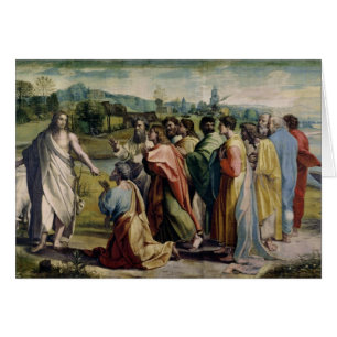 Christus Gebühr zu St Peter (Cartoon für das Sis