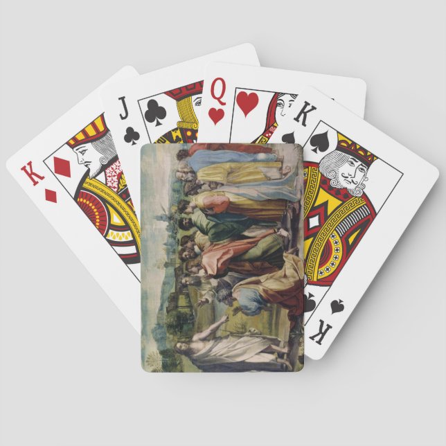 Christus Gebühr zu St Peter (Cartoon für das Sist Spielkarten (Rückseite)