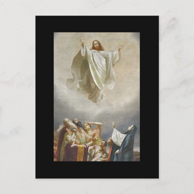 Christus geht von Garofalo in den Himmel Postkarte (Vorderseite)
