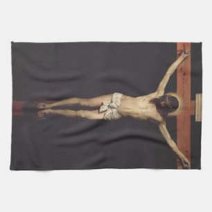 Christus gekreuzigt von Diego Velazquez Geschirrtuch