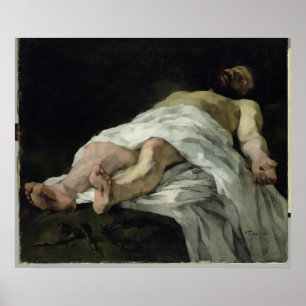 Christus genommen unten vom Kreuz, 1874 Poster