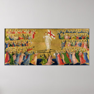 Christus glorifizierte im Gericht von Himmel, Poster
