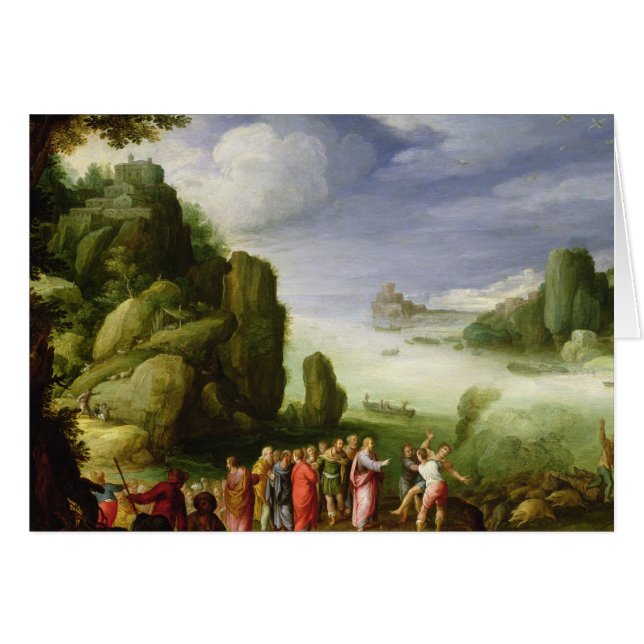 Christus-Heilenbesessen von Gerasa, 1608 (Vorderseite (Horizontal))