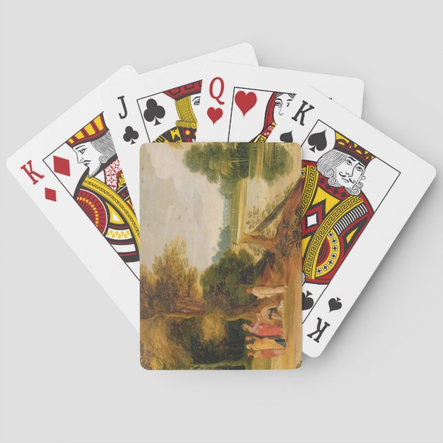 Christus heilt den Blinden Mann Spielkarten (Rückseite)